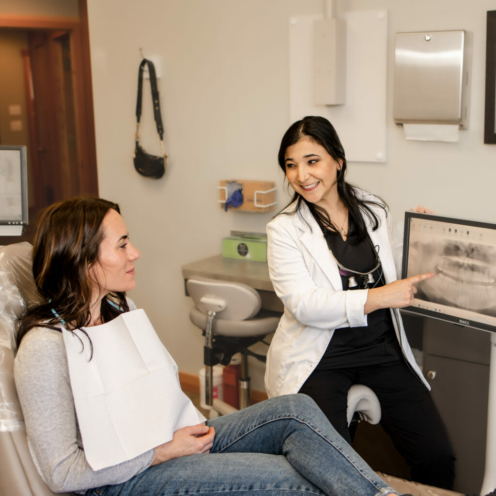 Laurel Dental Clinic Port Angeles Dentist and patient - New Patients